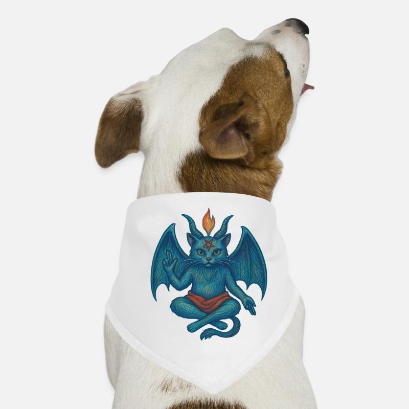 Cat Baphomet  Dog Bandana