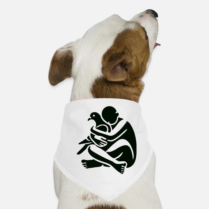 Doves bring peace Dog Bandana