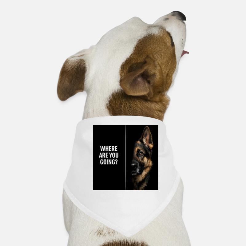 German Shepherd Saying Where Are You Going Dog Dog Bandana