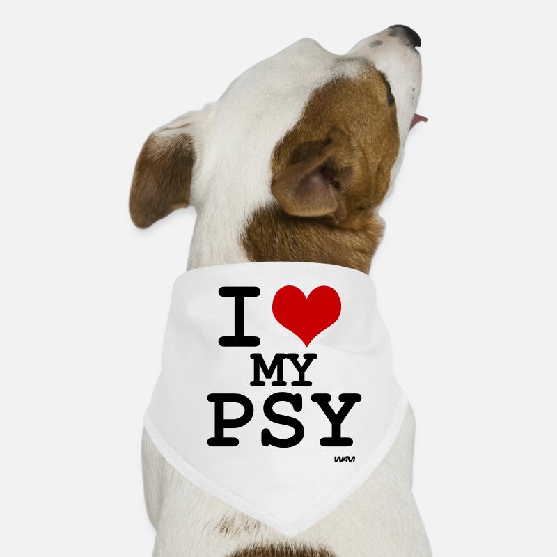 i love my psy Dog Bandana