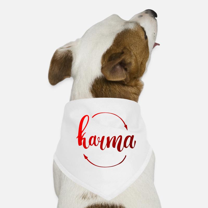 KARMA - Hunde-Bandana - Weiß