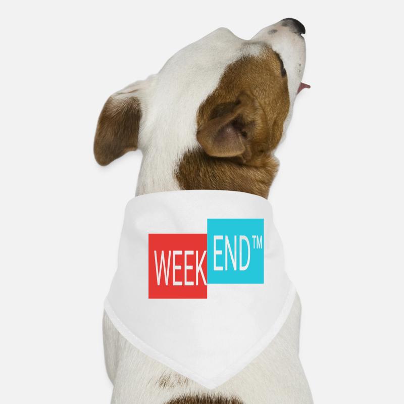 Weekend enfin week-end Bandana pour chien