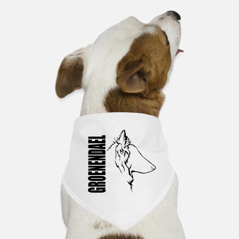 GROENENDAEL Profil Chiens Wilsigns Bandana pour chien