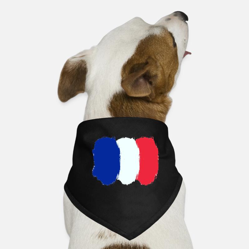 Frankreich Hunde-Bandana