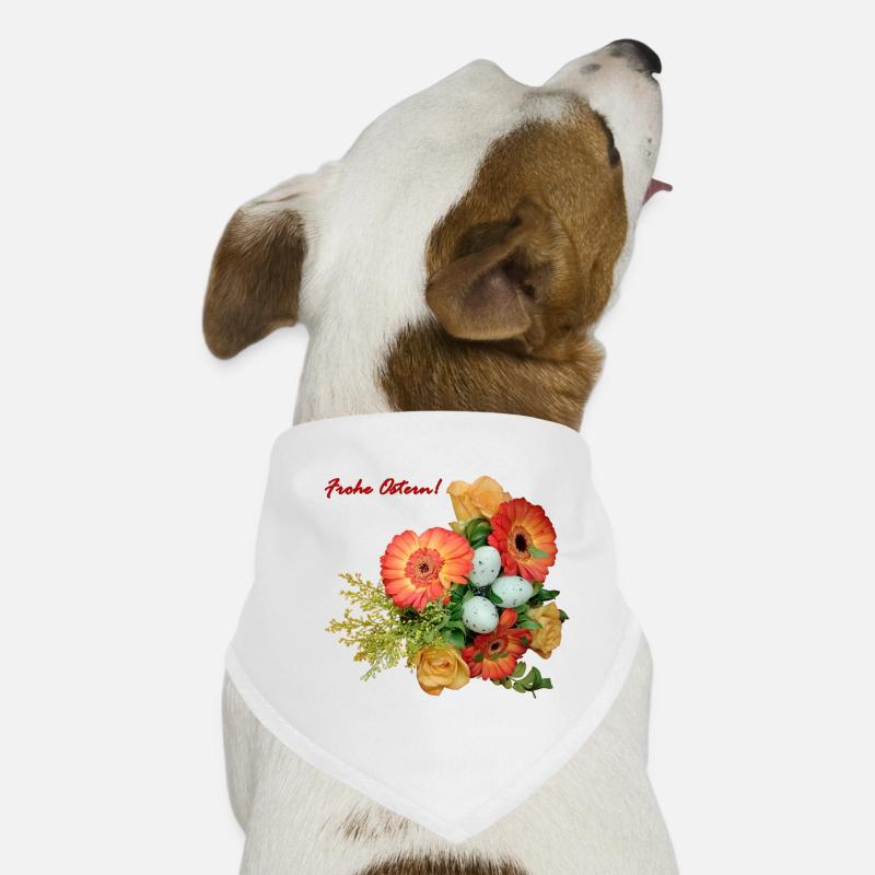 Joyeuses fleurs de Pâques Bandana pour chien