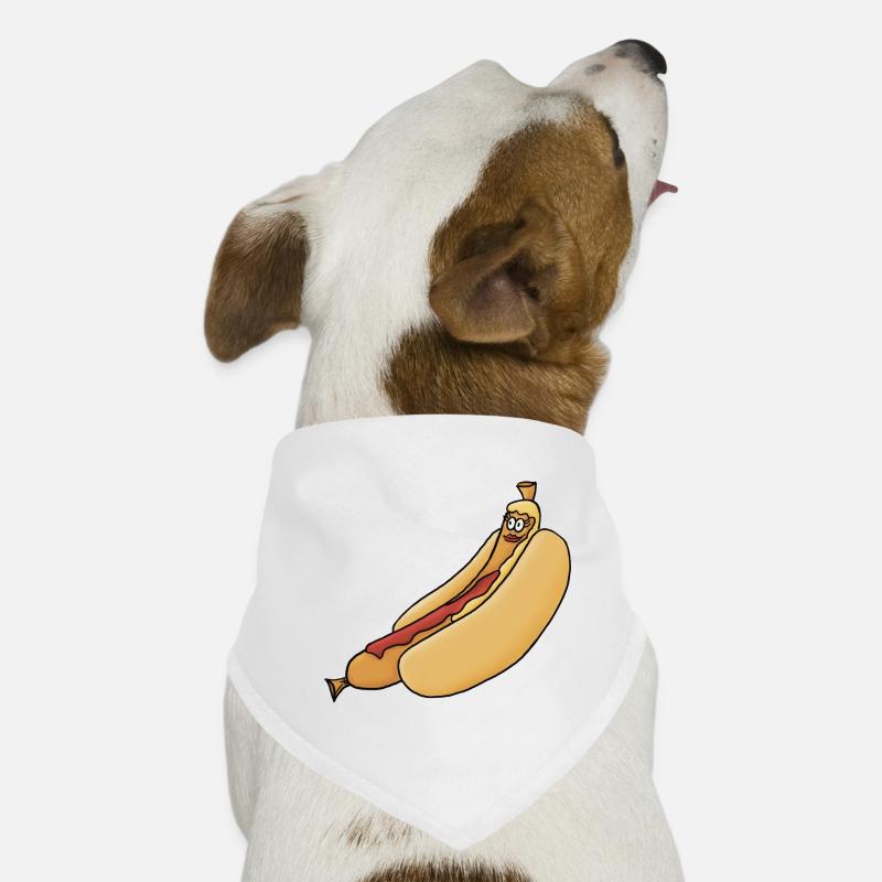 relaxed bockwurst in a bun Dog Bandana
