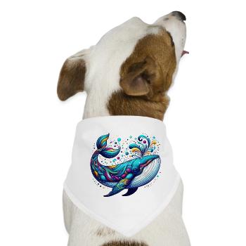 Wal - Hunde-Bandana - Weiß - Vorne