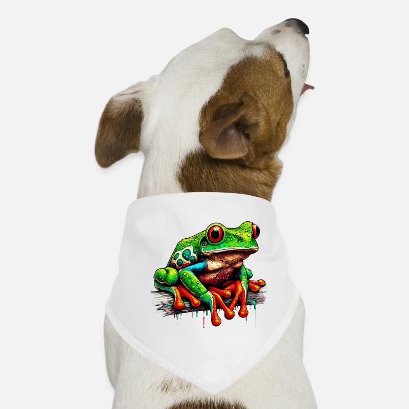 Frosch Hunde-Bandana