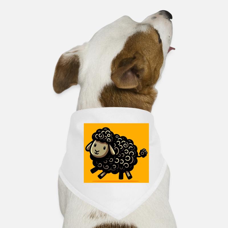 Mouton noir Bandana pour chien