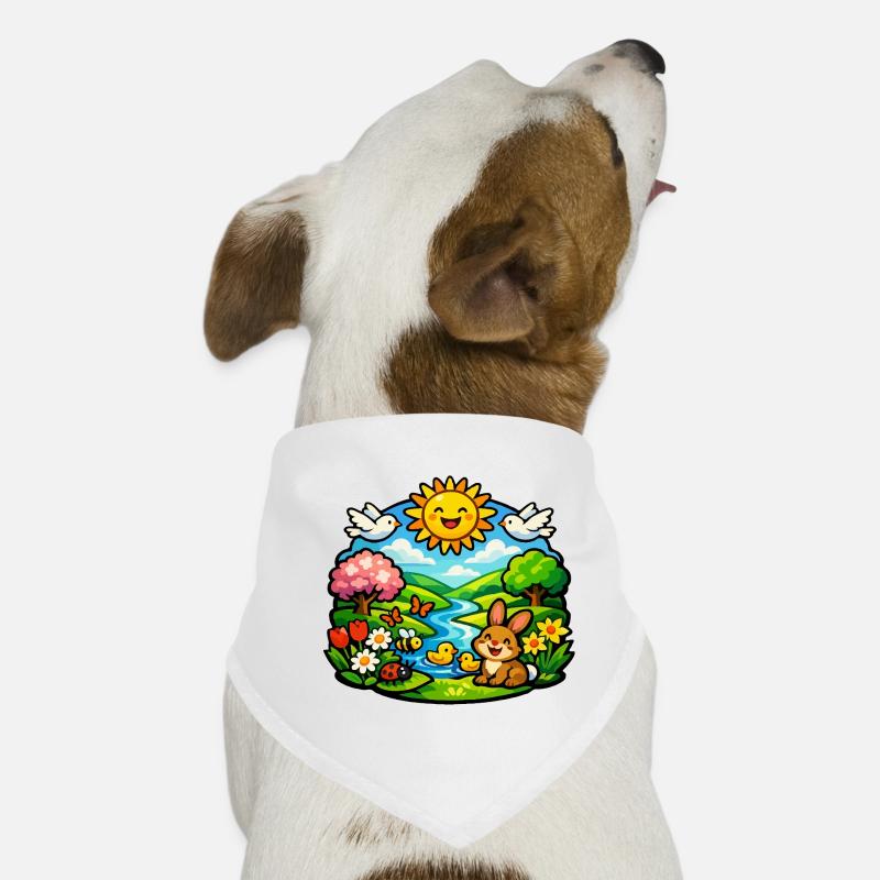 Sunshine Dream Garden Dog Bandana