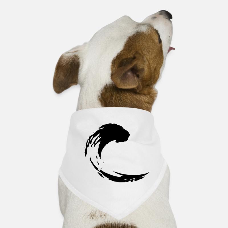 Lion sign comma brush stroke gift Dog Bandana