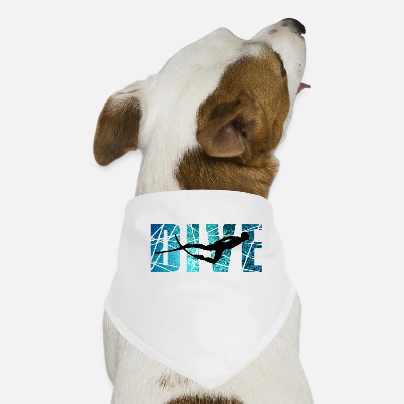 PLONGÉE - plongeurs de récif en plein air Bandana pour chien