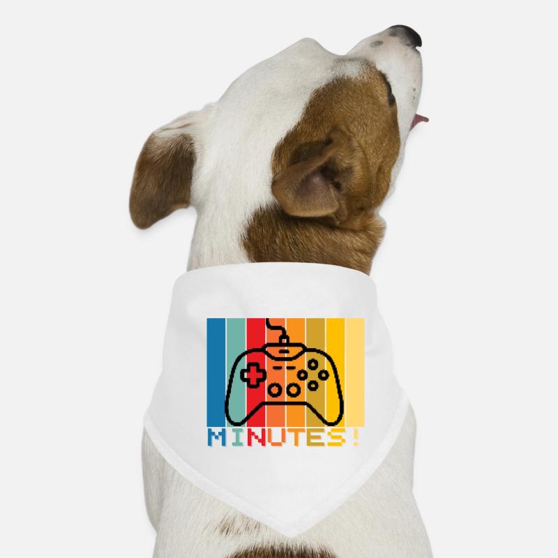 Only 5 minutes left gamers play controller gaming Dog Bandana