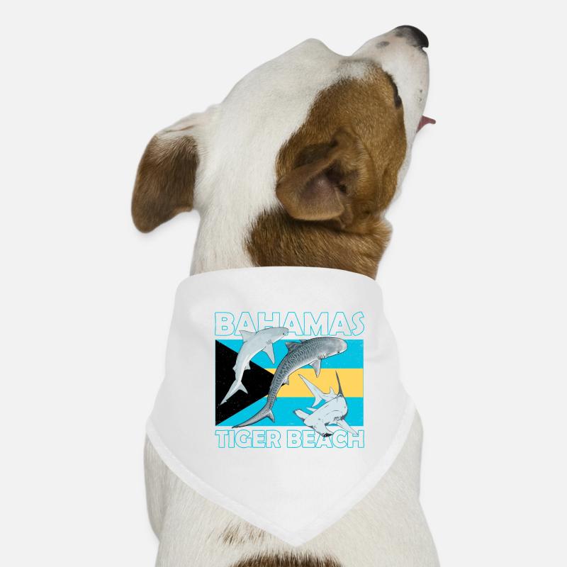 Tiger Beach Bahamas Hunde-Bandana