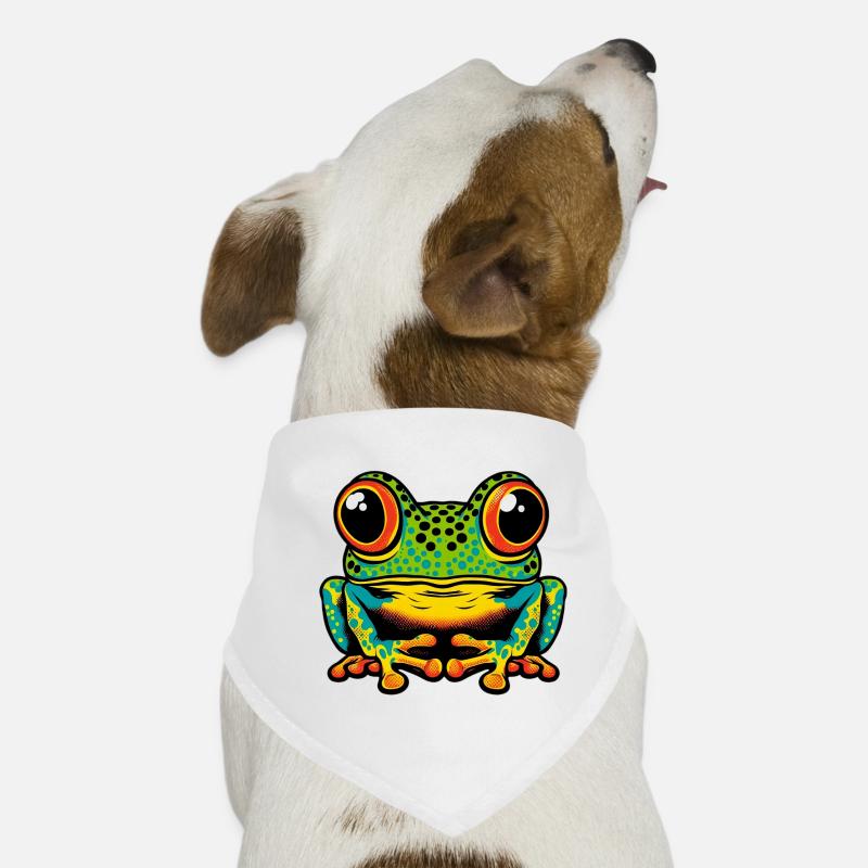Frosch Hunde-Bandana