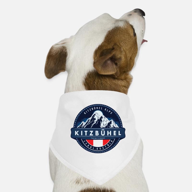 Kitzbühel ,  Kitzbühel Alps, Austria  - Bandana pour chien - blanc