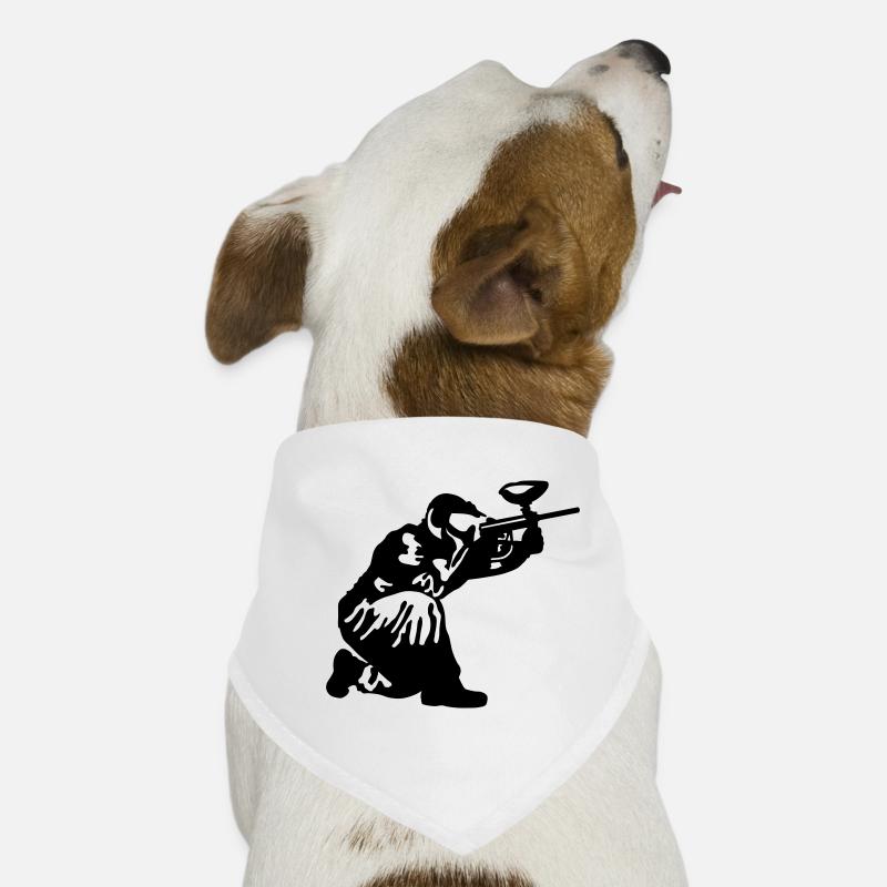 Paintball Hunde-Bandana