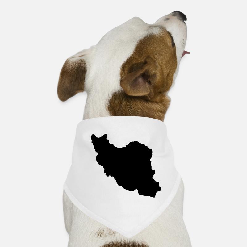 Iran Silhouette Dog Bandana