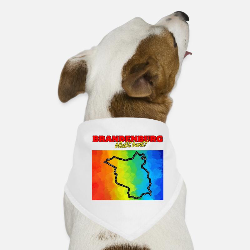 LE BRANDEBOURG RESTE COLORÉ ! PAS DE NZS, PAS DE DROIT Bandana pour chien