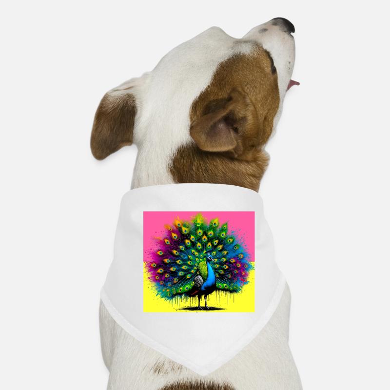 peacock Dog Bandana