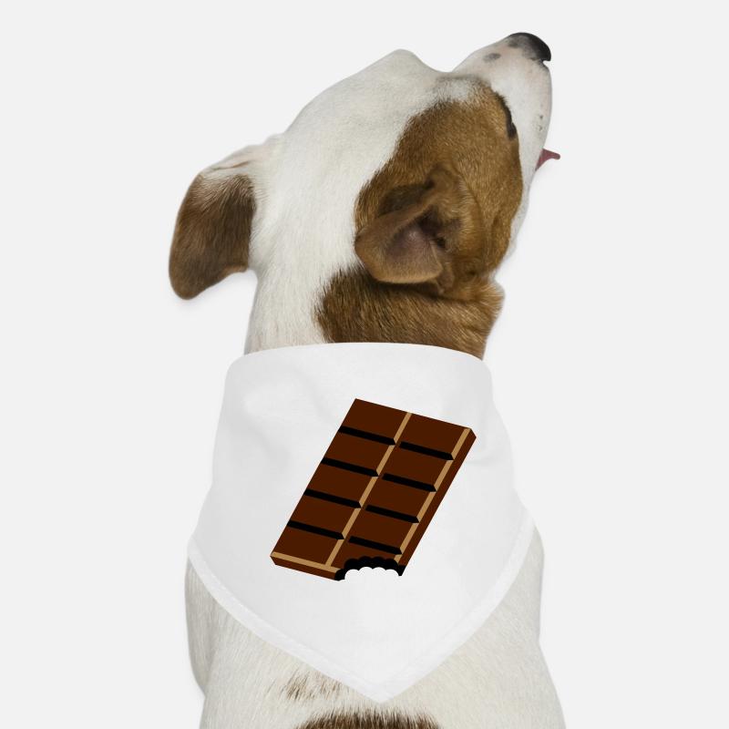 Eine Tafel Schokolade Hunde-Bandana