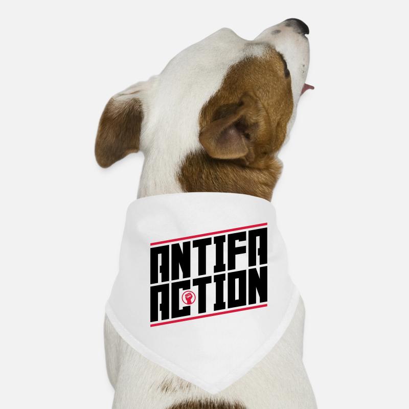 Antifa action Dog Bandana