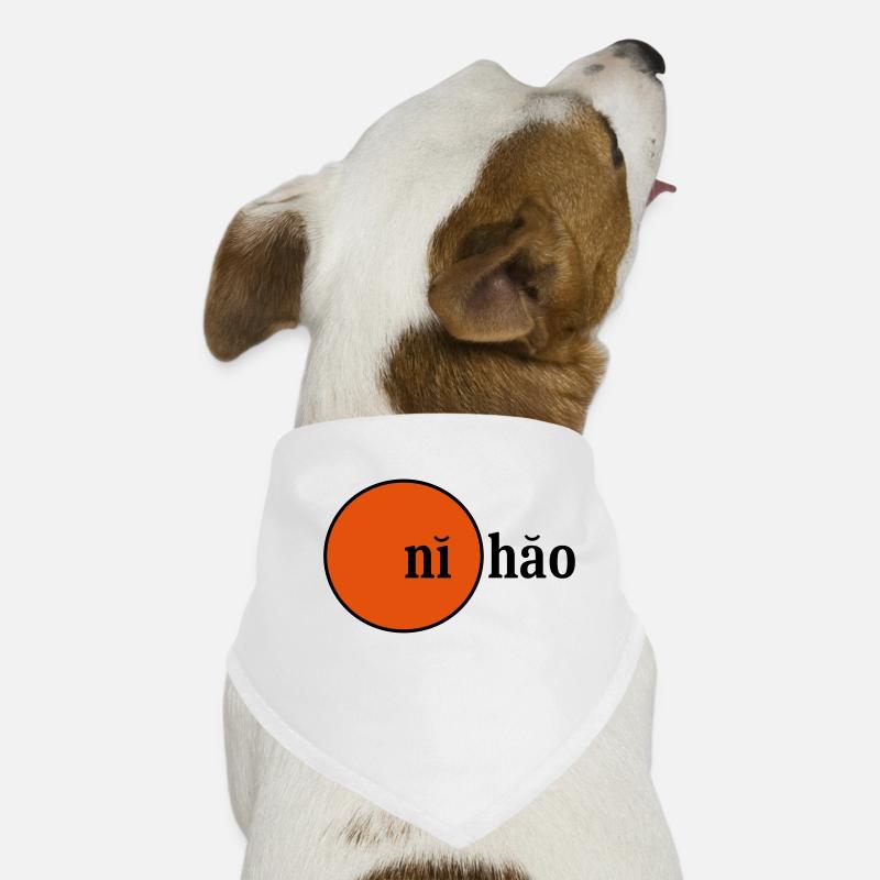 Ni Hao greeting china hello hello Dog Bandana