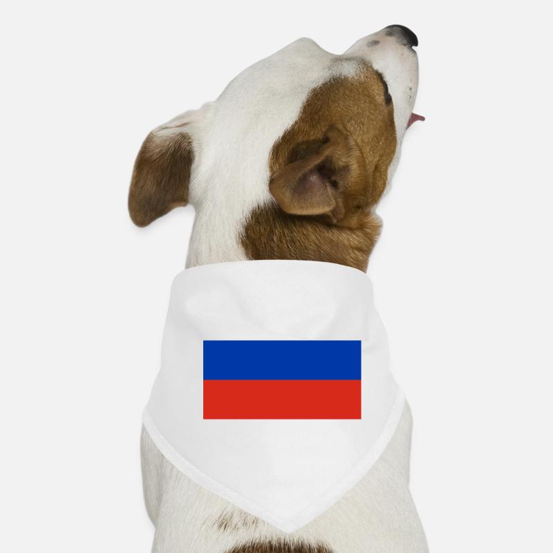 Drapeau russe Bandana pour chien