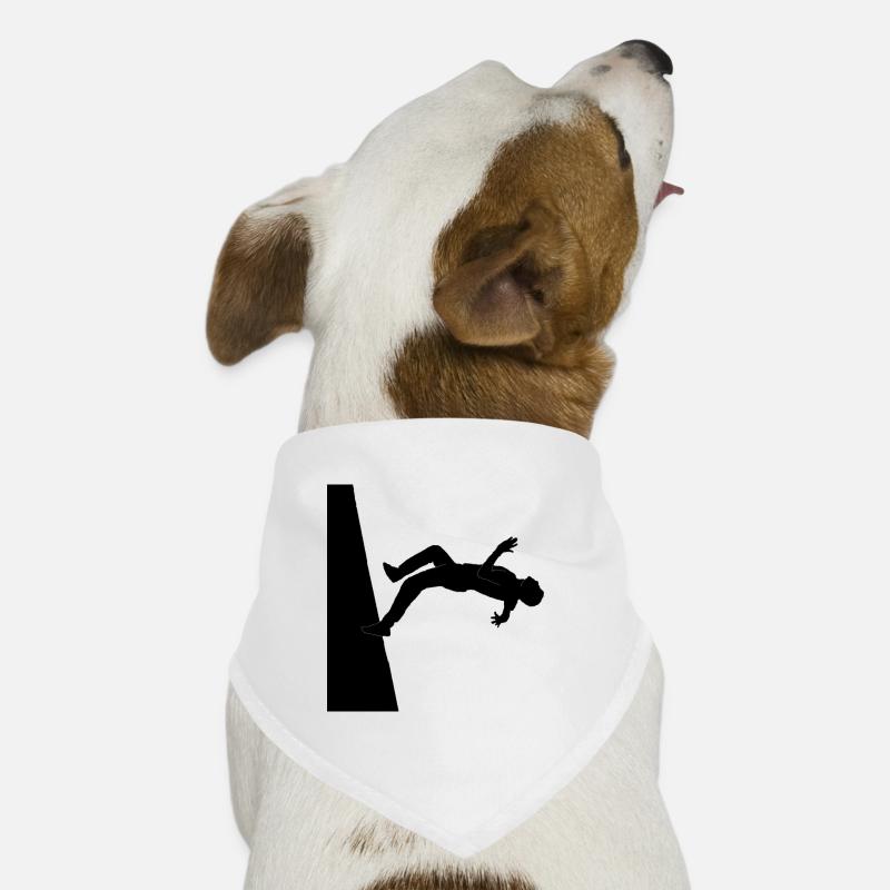 Wallflip - parkour - backflip - tricking skill - Bandana pour chien - blanc
