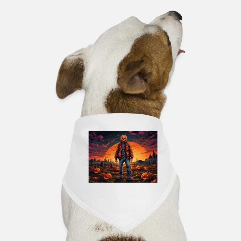 Halloween - Hunde-Bandana - Weiß