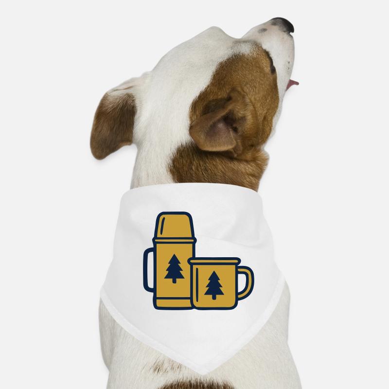 Thermos Mug Camping Forest Dog Bandana