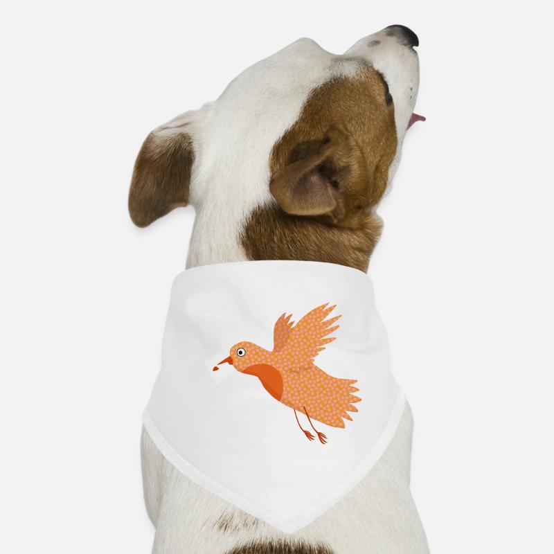 Vogel mit Brief Hunde-Bandana
