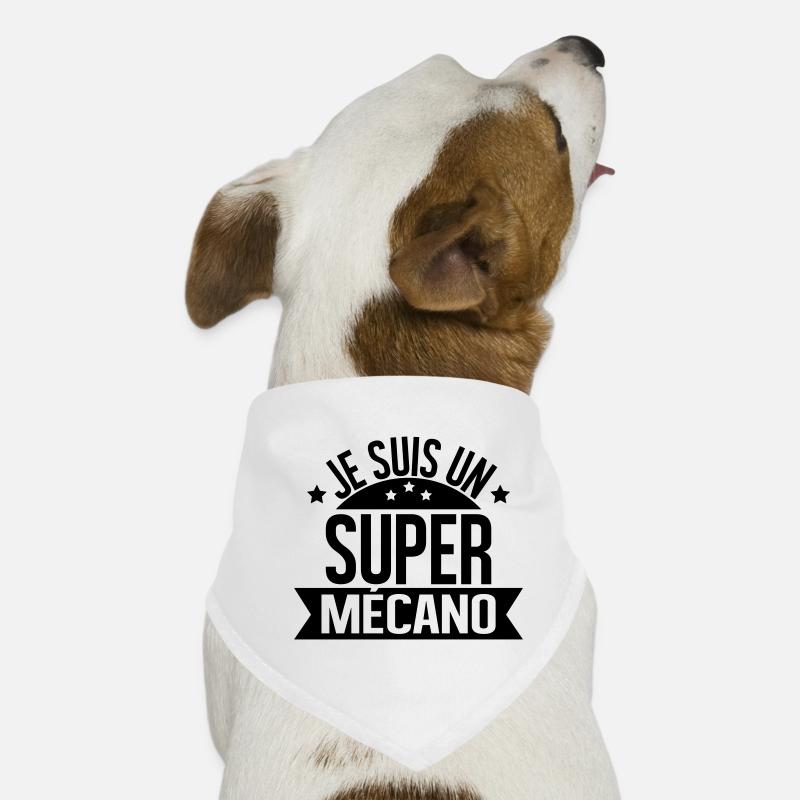 je suis un super mécano Bandana pour chien