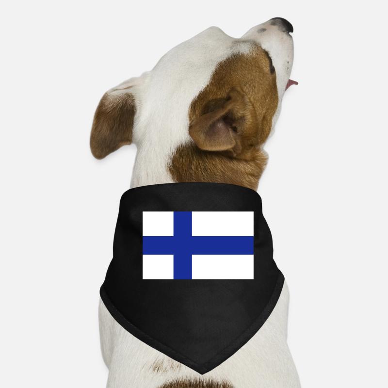 Drapeau de la Finlande Bandana pour chien