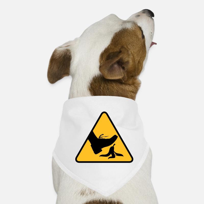Rutschgefahr mit einer Banane Hunde-Bandana