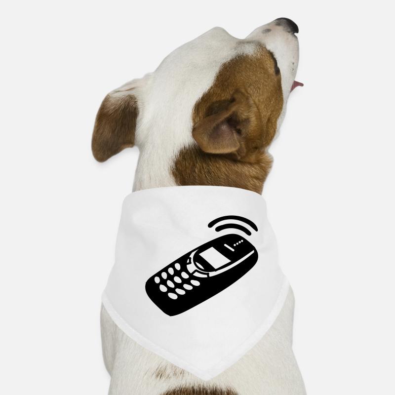 Mobile Phone Dog Bandana