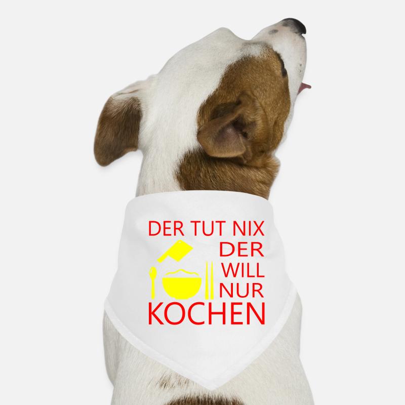 Koch kochen backen Hunde-Bandana
