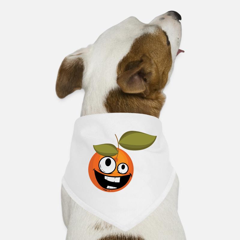 Joyeux Orange Bandana pour chien