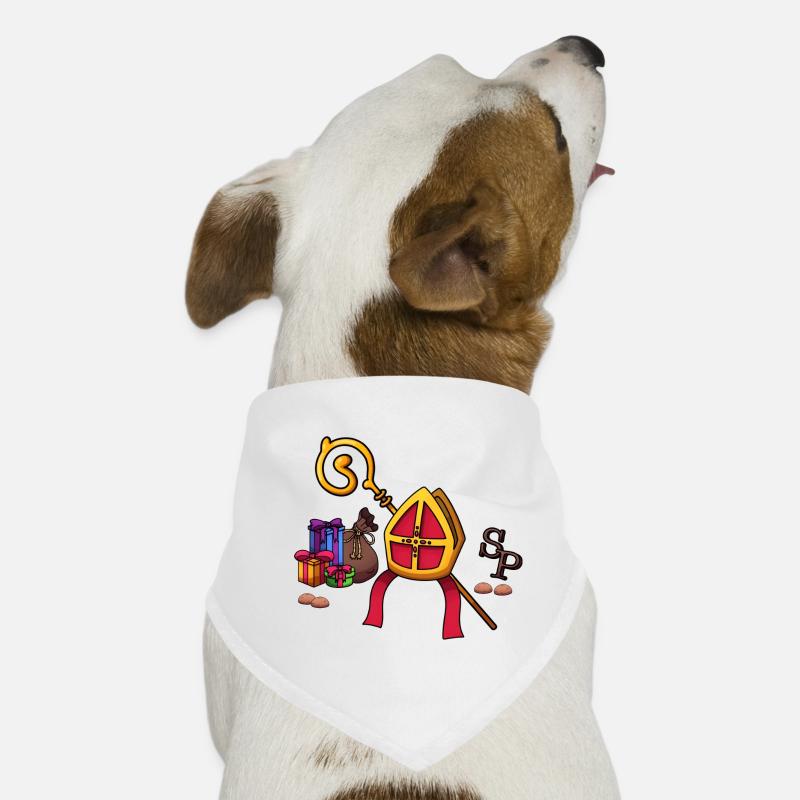 Sinterklaas Elemente Hunde-Bandana