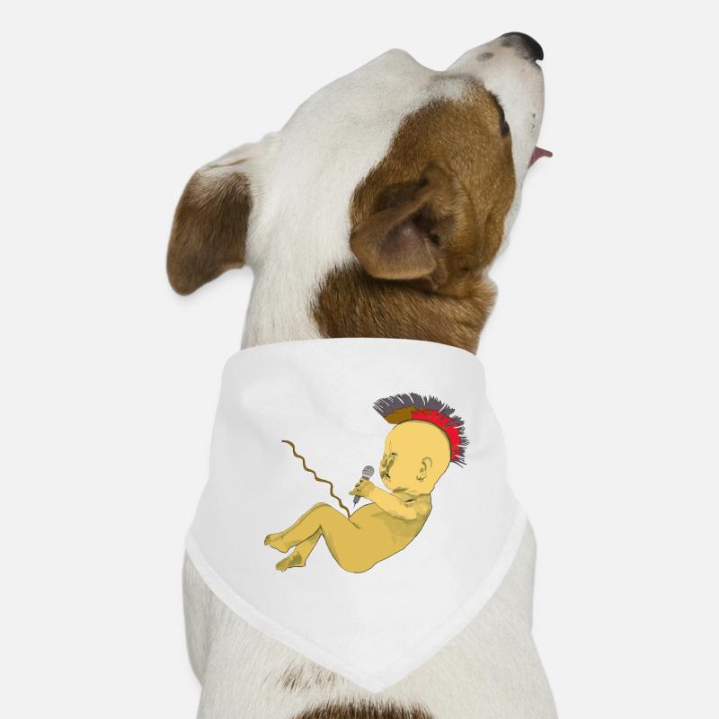 Punk - Hunde-Bandana - Weiß