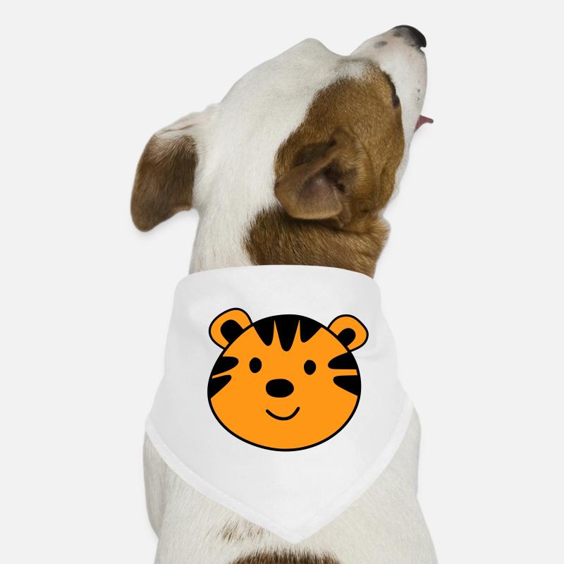 Cute tiger Hunde-Bandana
