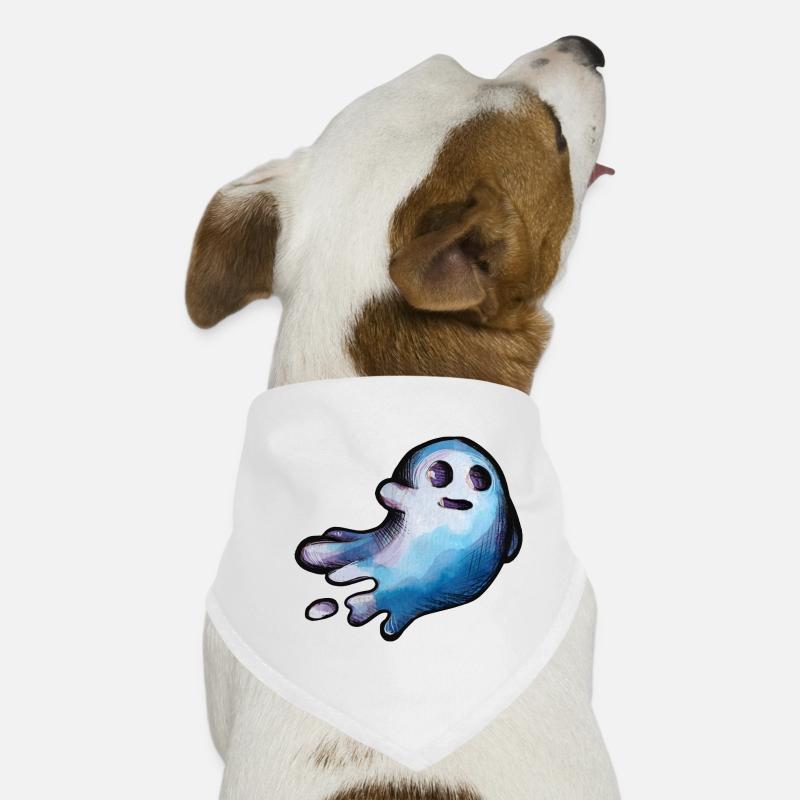 Fantôme d’Halloween Bandana pour chien