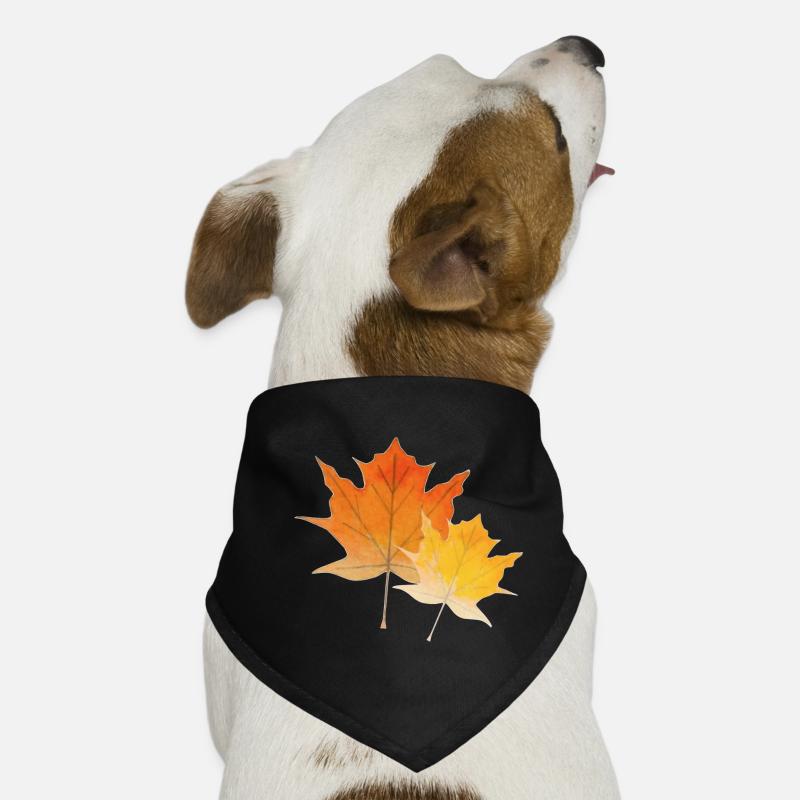 Feuilles d'érable Bandana pour chien