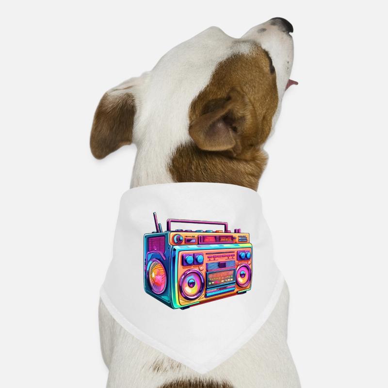 90s cute 80s retro vintage funny cool nostalgia Dog Bandana