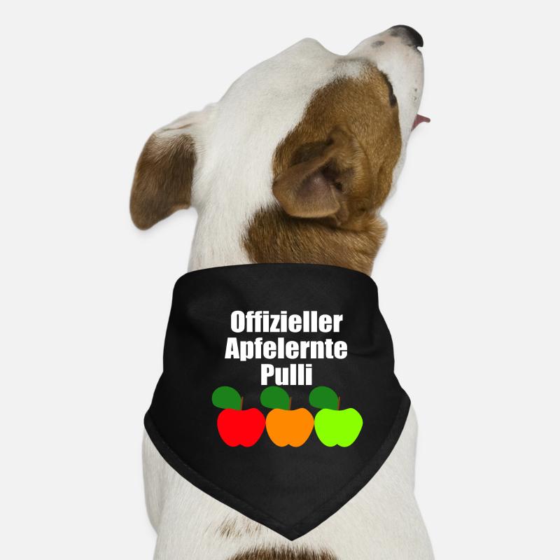 offizieller Apfelernte Pulli Hunde-Bandana