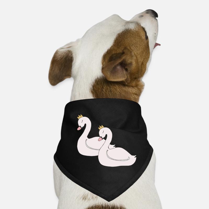 schwan 2fach Hunde-Bandana