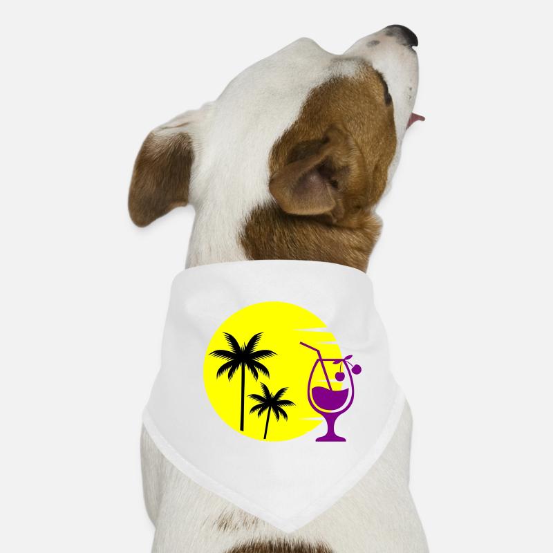 cocktail sunset Hunde-Bandana