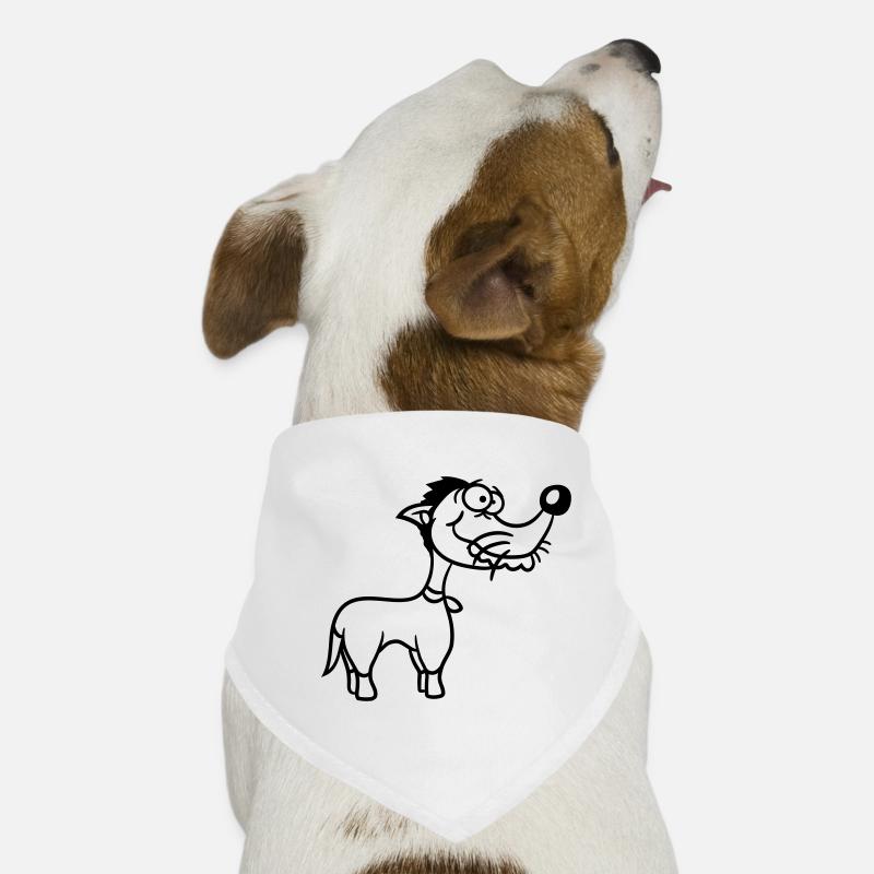 Chien Se Tient Stupide Mec Drôle Stupide Fou Drôle Bandana pour chien