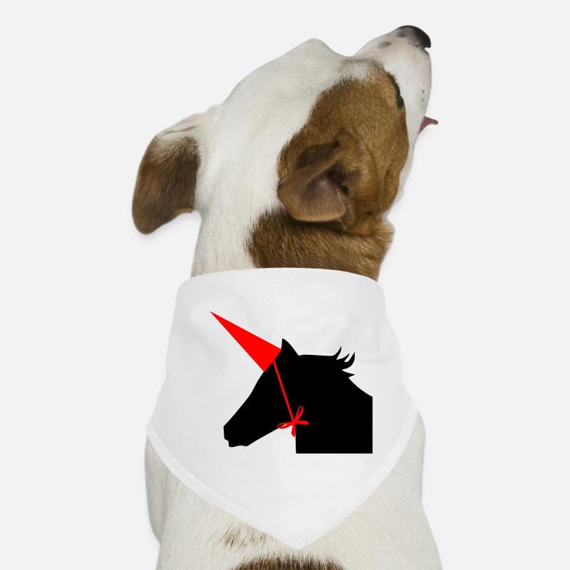 chapeau de licorne Bandana pour chien