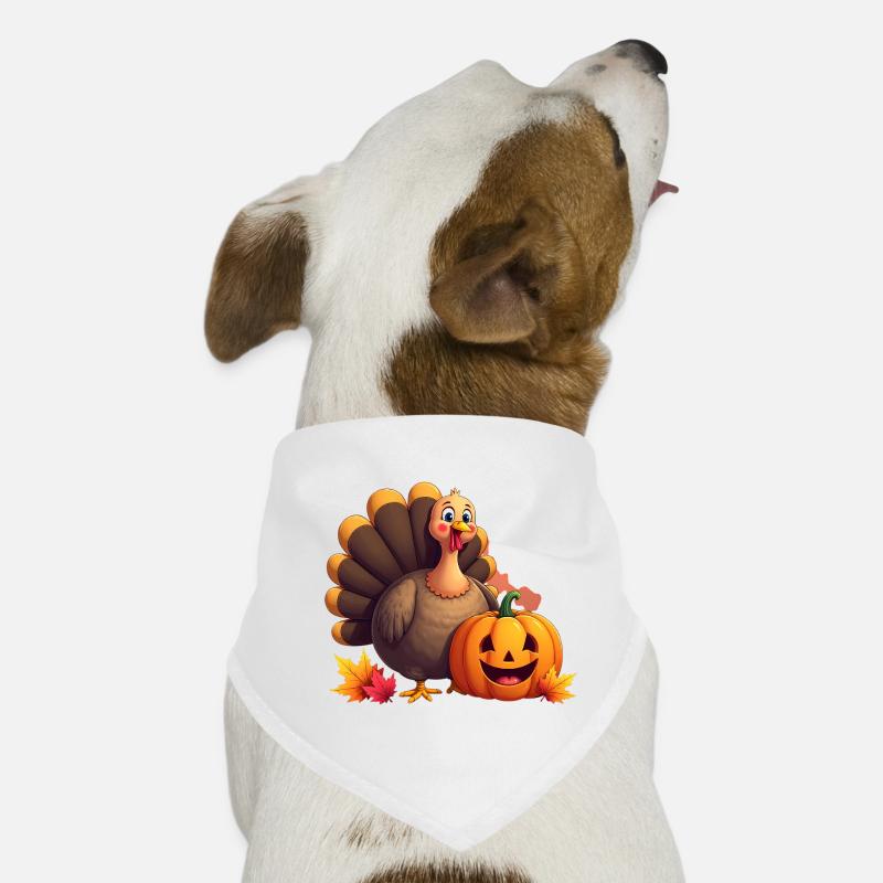 Thanksgiving Drôle Dinde de Thanksgiving Bandana pour chien